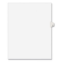 INDEX,SDE TAB J 25/PK,WHT